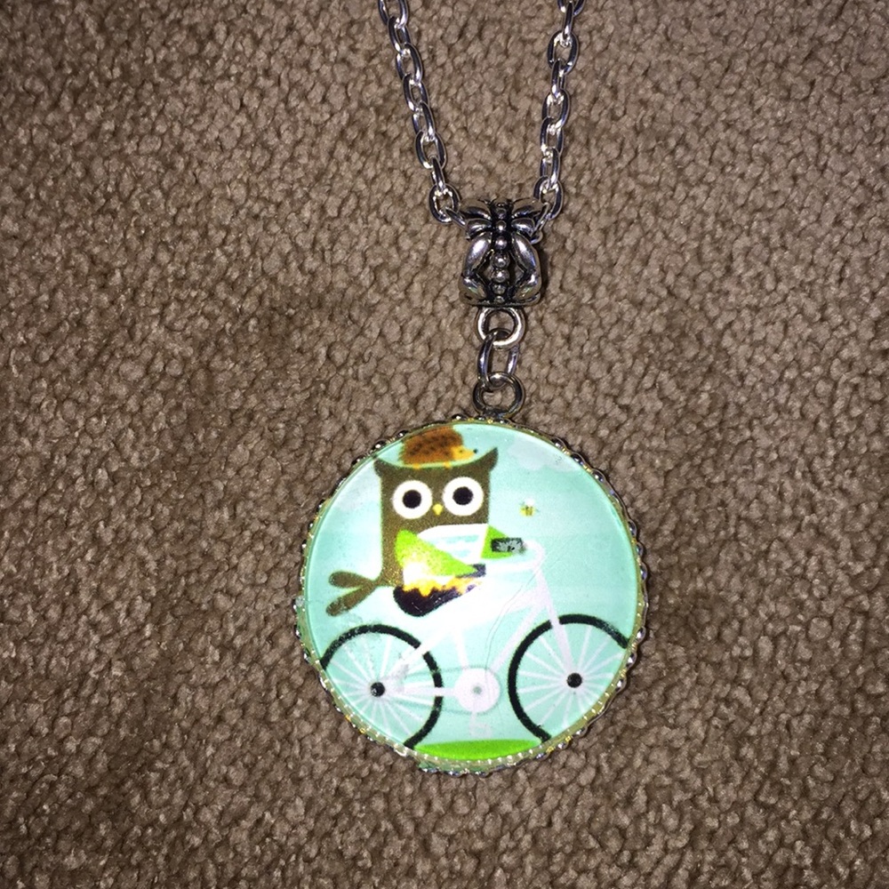 Owl choker necklace
